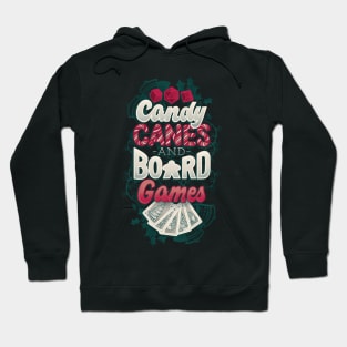 Candy Canes and Board Games Hoodie